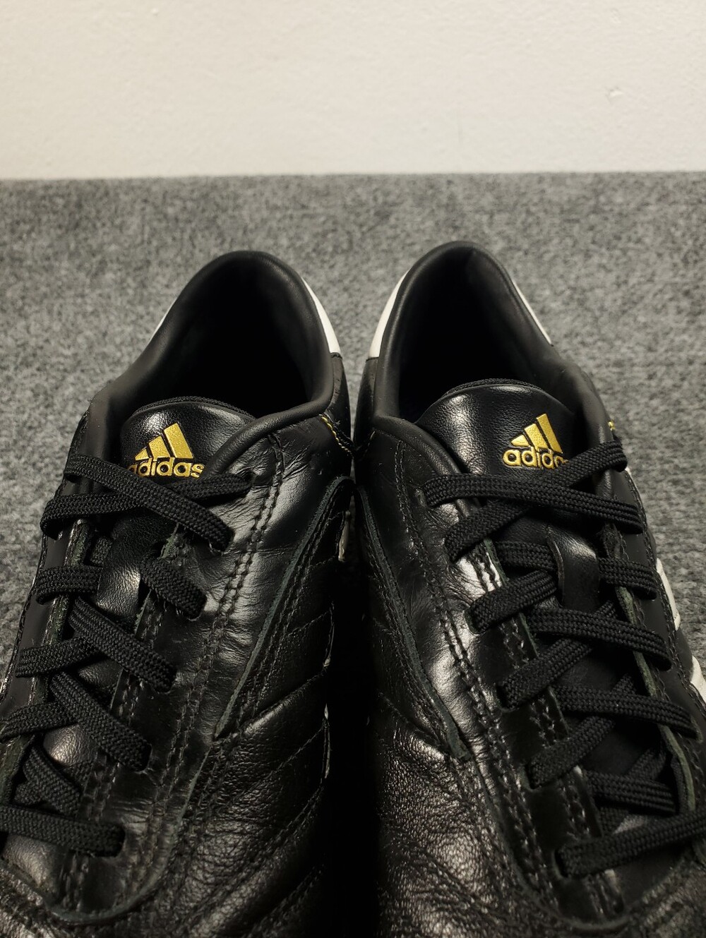 Adidas AdiNova TRX II TF Turf Soccer Shoes 7.5 Black White Leather Cleats G14383 - Picture 5 of 14